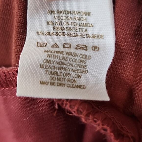 Free People Silk Extreme Wide Leg Velour Size 25 Pants - Picture 6 of 7